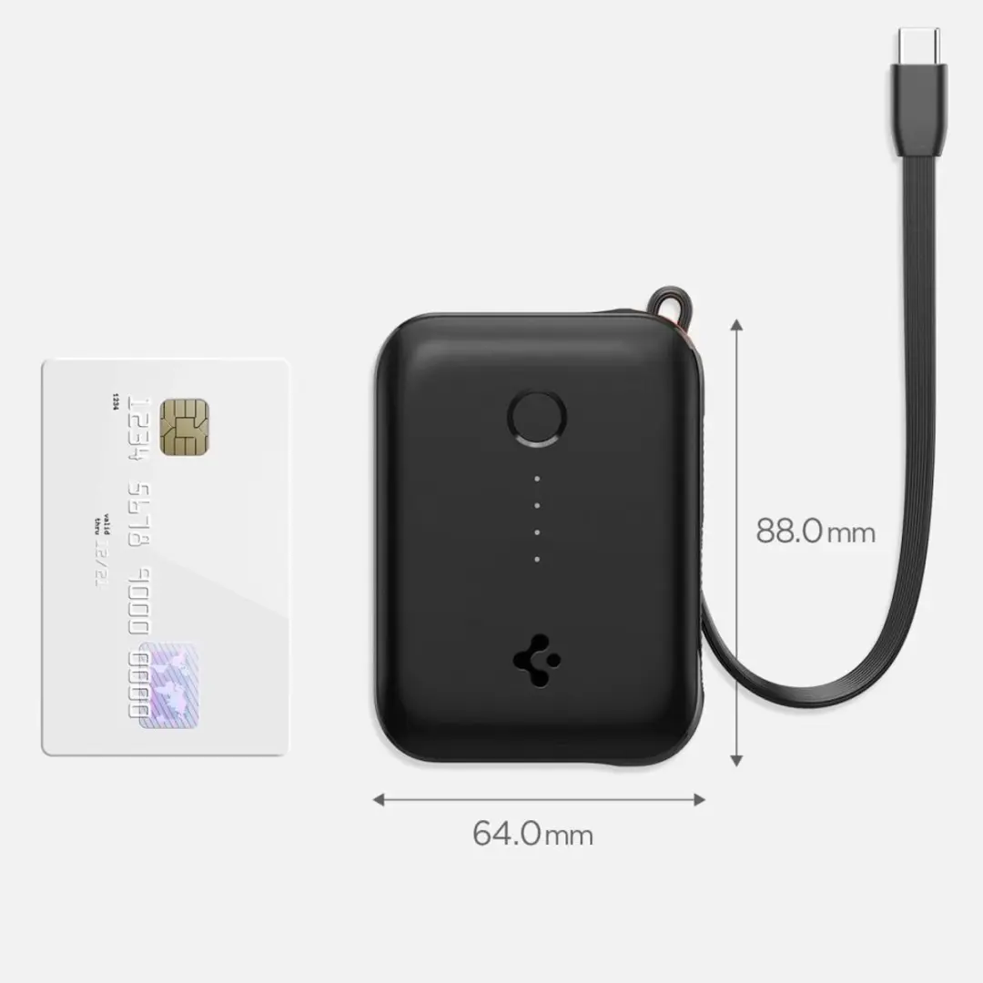 Spigen Powerbank Essential EA3010BT 10000mAh - 30W - Zwart