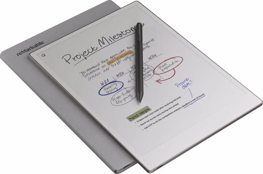 reMarkable Paper Pro RM07B-1000NW Beschermhoes - Grijs