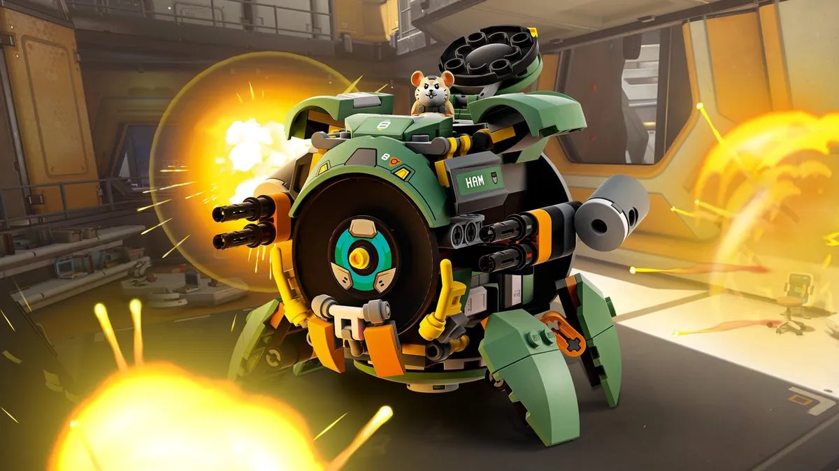 LEGO Overwatch Wrecking Ball 75976 - 227 Stukken - Wit