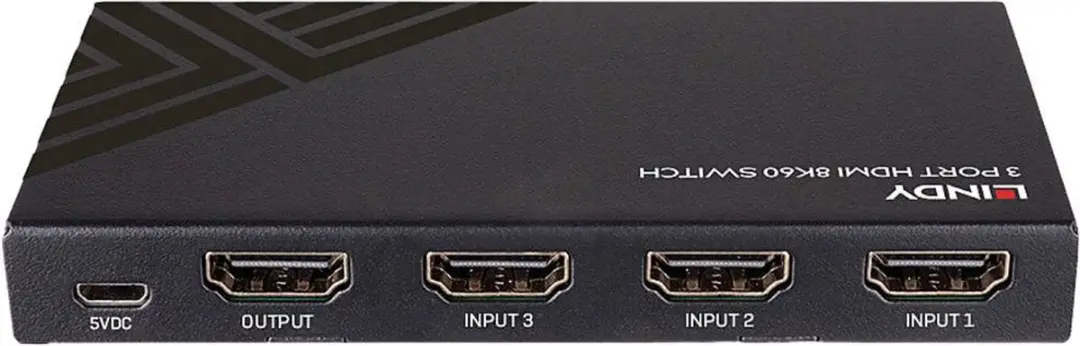 Lindy 38369 HDMI 8K60 Switch - 3 Poorten - Zwart - afbeelding 6 van 6
