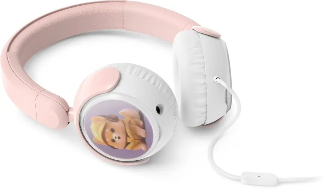 Philips TAK2000 Kinderkoptelefoon - Lichtroze/Wit