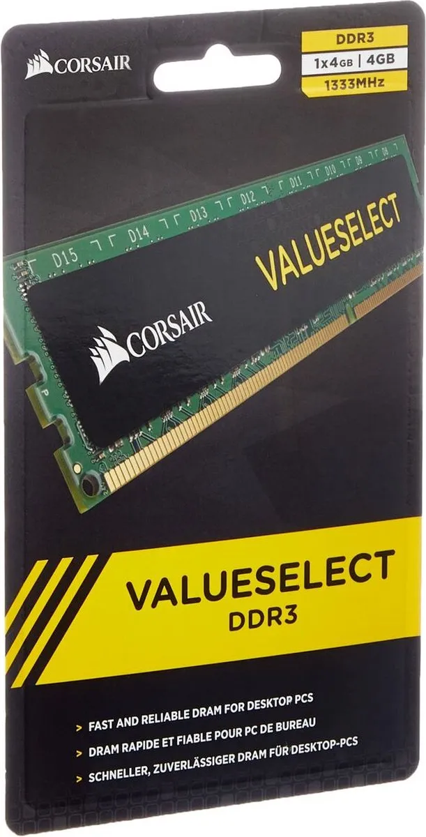 Corsair ValueSelect CMV4GX3M1A1333C9 DDR3 1333MHz 4GB