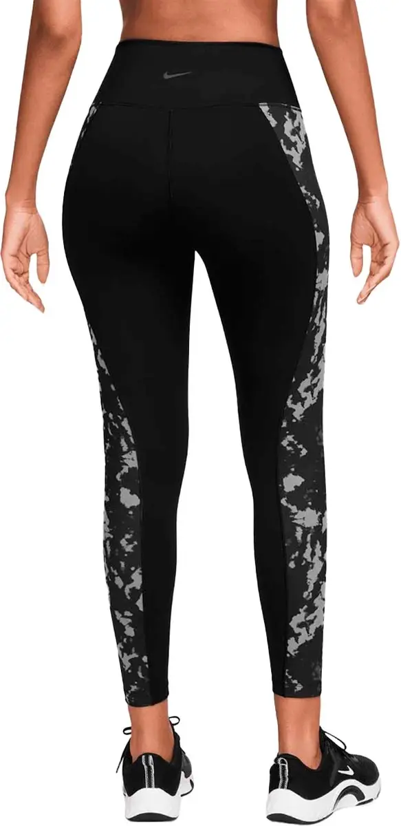 Nike One High-Waisted Sportlegging Dames - Zwart S/36