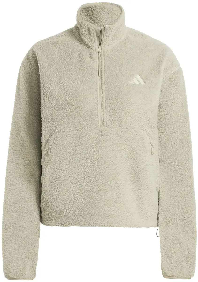 Adidas City Tech High Pile Fleece Jacket - Zwart L