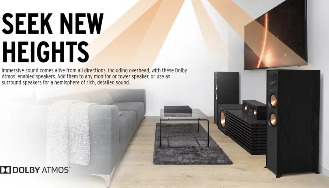Klipsch Reference R-605FA Vloerstaande Speaker - Zwart