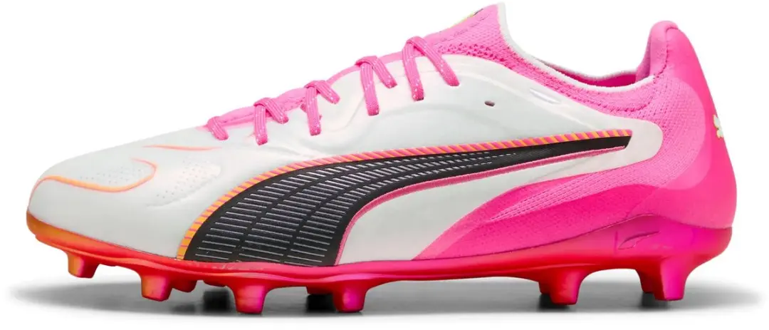 PUMA King 20 Ultimate Voetbalschoenen FG/AG - 44 - Silver Mist/Blue Jewel