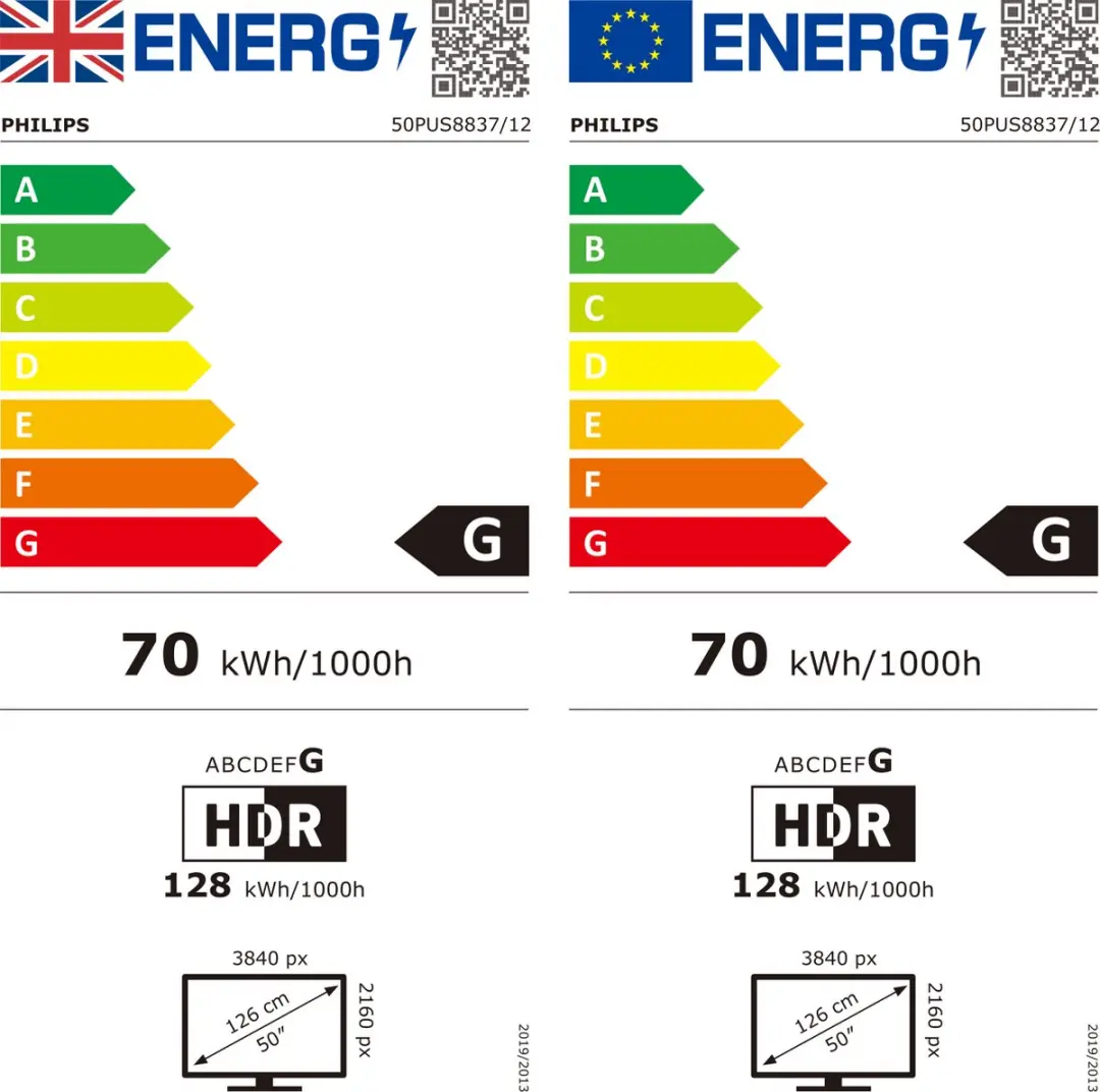 Philips 50PUS8837/12 50 inch 4K LED TV - Zilverkleurige rand