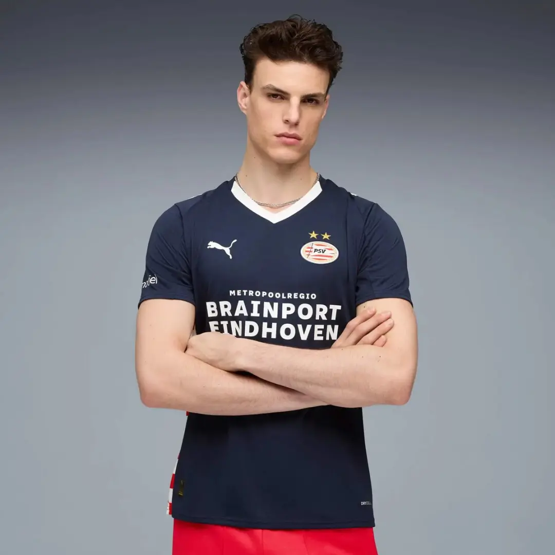 PUMA Uitshirt PSV Eindhoven 2025/26 - XS - Blauw