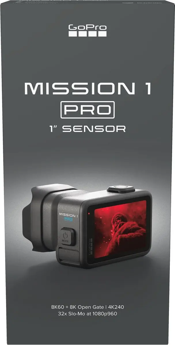 GoPro MISSION 1 PRO CHDHW-011-RW Actioncam - 8K60 - 1 inch Sensor - 50MP - Zwart