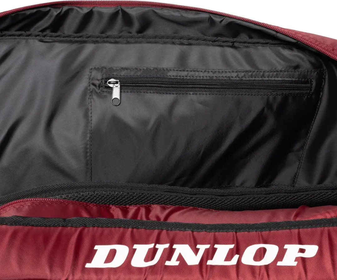 Dunlop CX-Club 10RKT Racketbag - 10 Rackets - 75L - Zwart/Rood