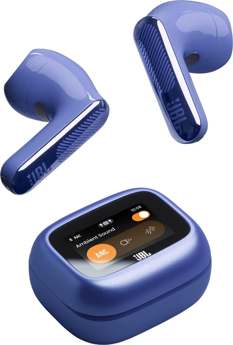JBL Live Flex 4 Draadloze Oortjes Noise Cancelling Blauw