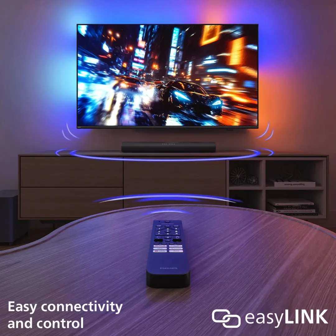 Philips TAB6100/10 Soundbar 2.1 - 80W - Grijs