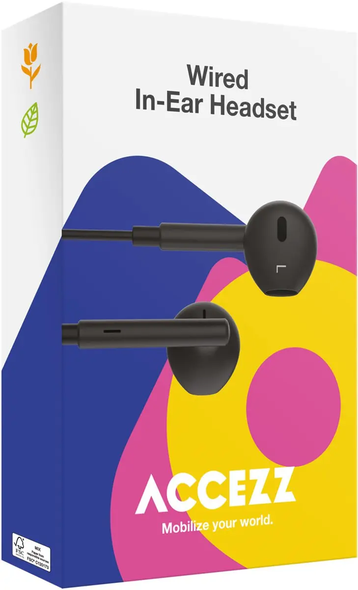 Accezz Wired In-Ear Oordopjes SH00066922 - Zwart