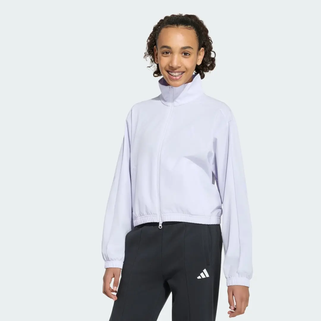 Adidas Sportswear Sport Icons Woven Jack Kinderen - 170 - Paars