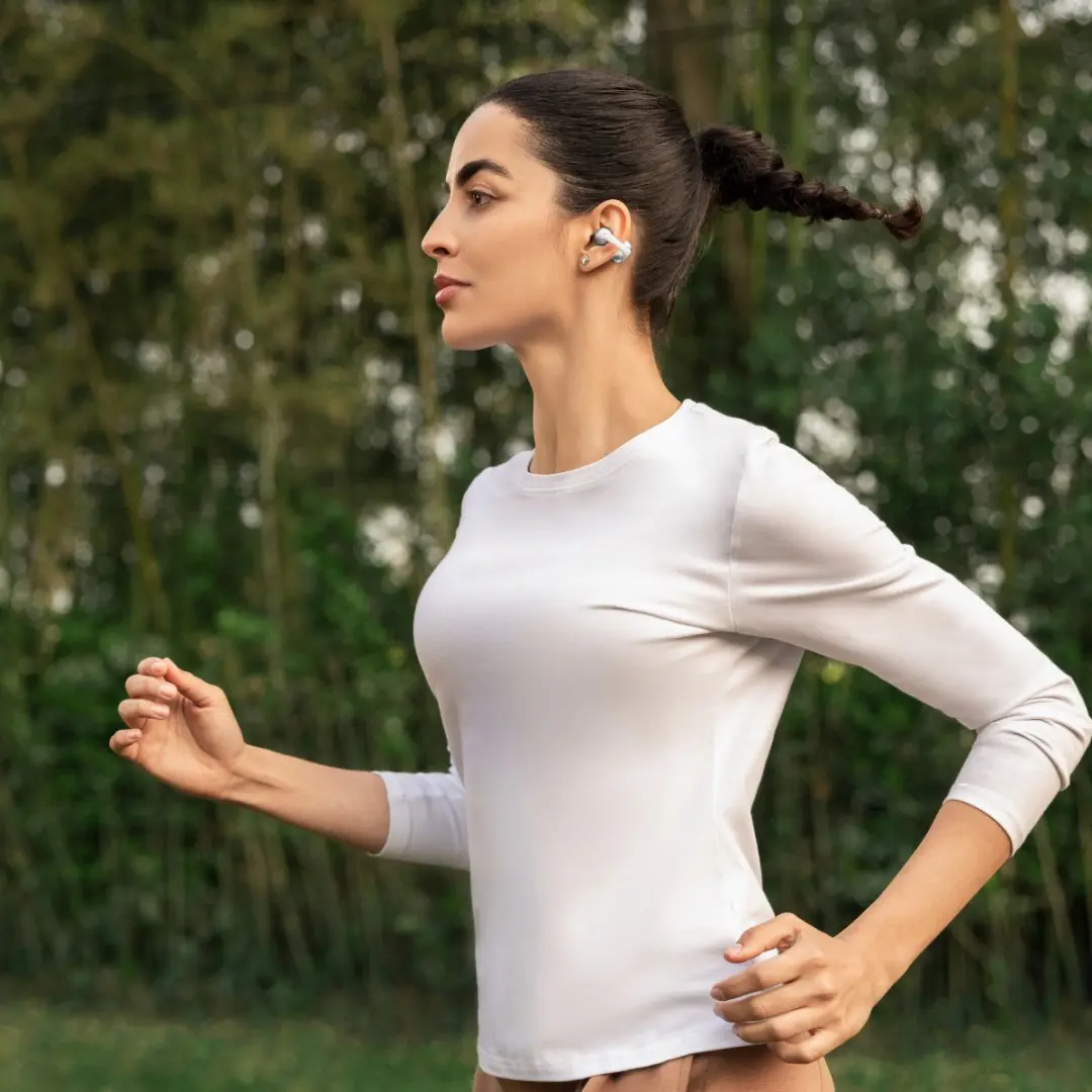 Shokz OpenDots 2 Oortjes - Wit - afbeelding 6 van 6