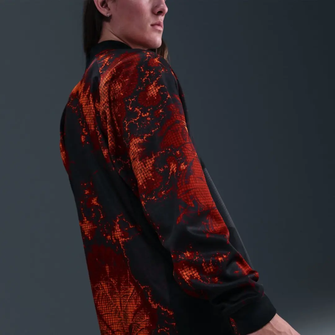 Nike Hollywood Keeper Voetbalshirt M - Zwart Oranje Wit