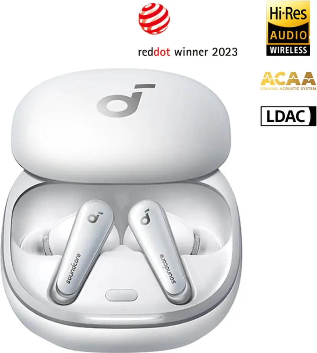 Soundcore Liberty 4 A3953G21 True Wireless Oordopjes - Wit