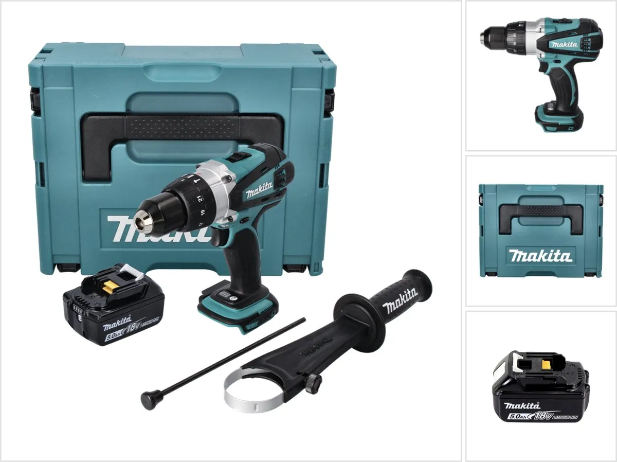 Makita DHP458T1J Klopboormachine 18V 91Nm