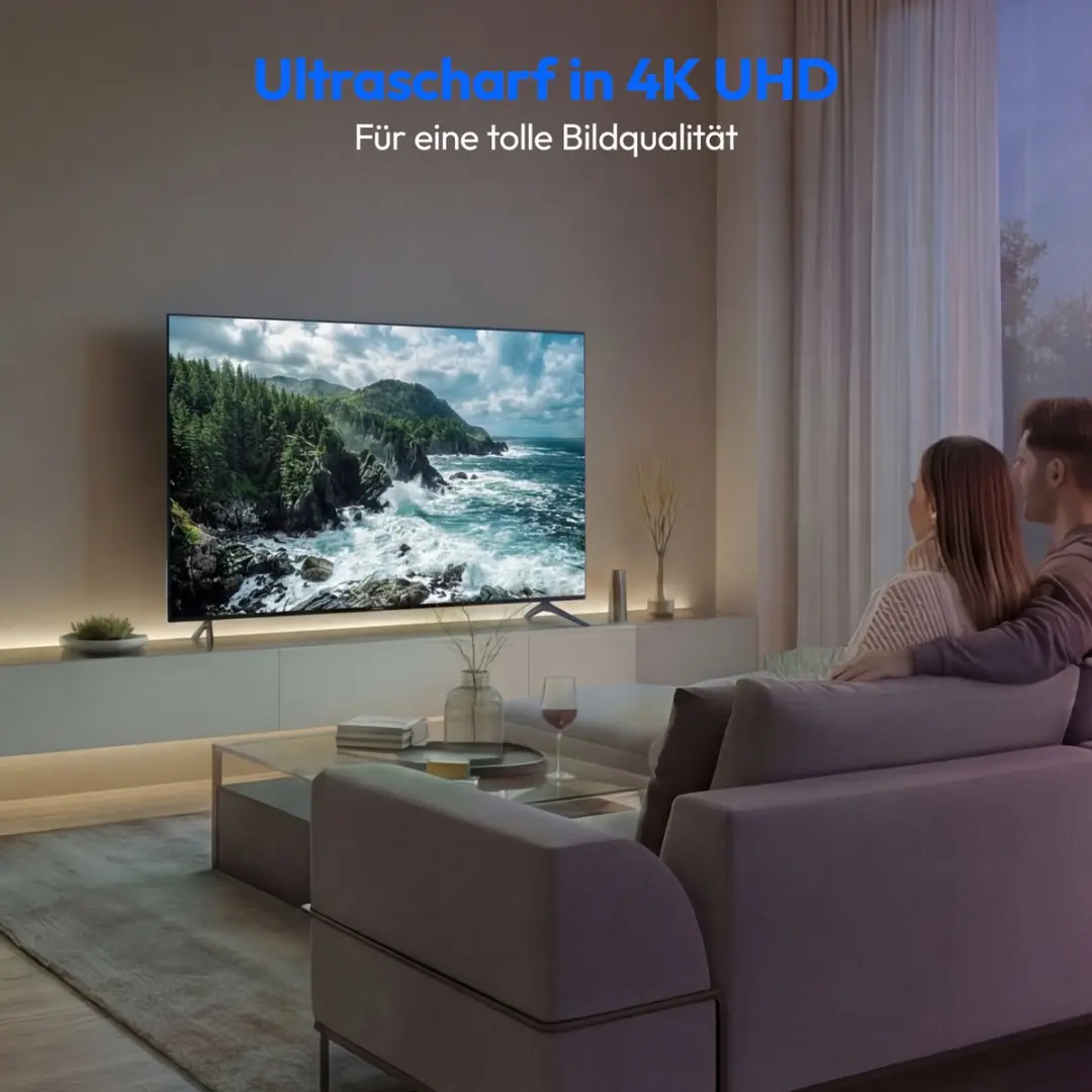 Medion 50" Ultra HD Smart TV MD850201 - HDR10 - 3x HDMI - Zwart