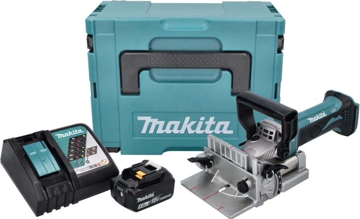Makita DPJ180RT1J Accu-groeffrees 18V 100mm - 5,0Ah + Oplader + Makpac