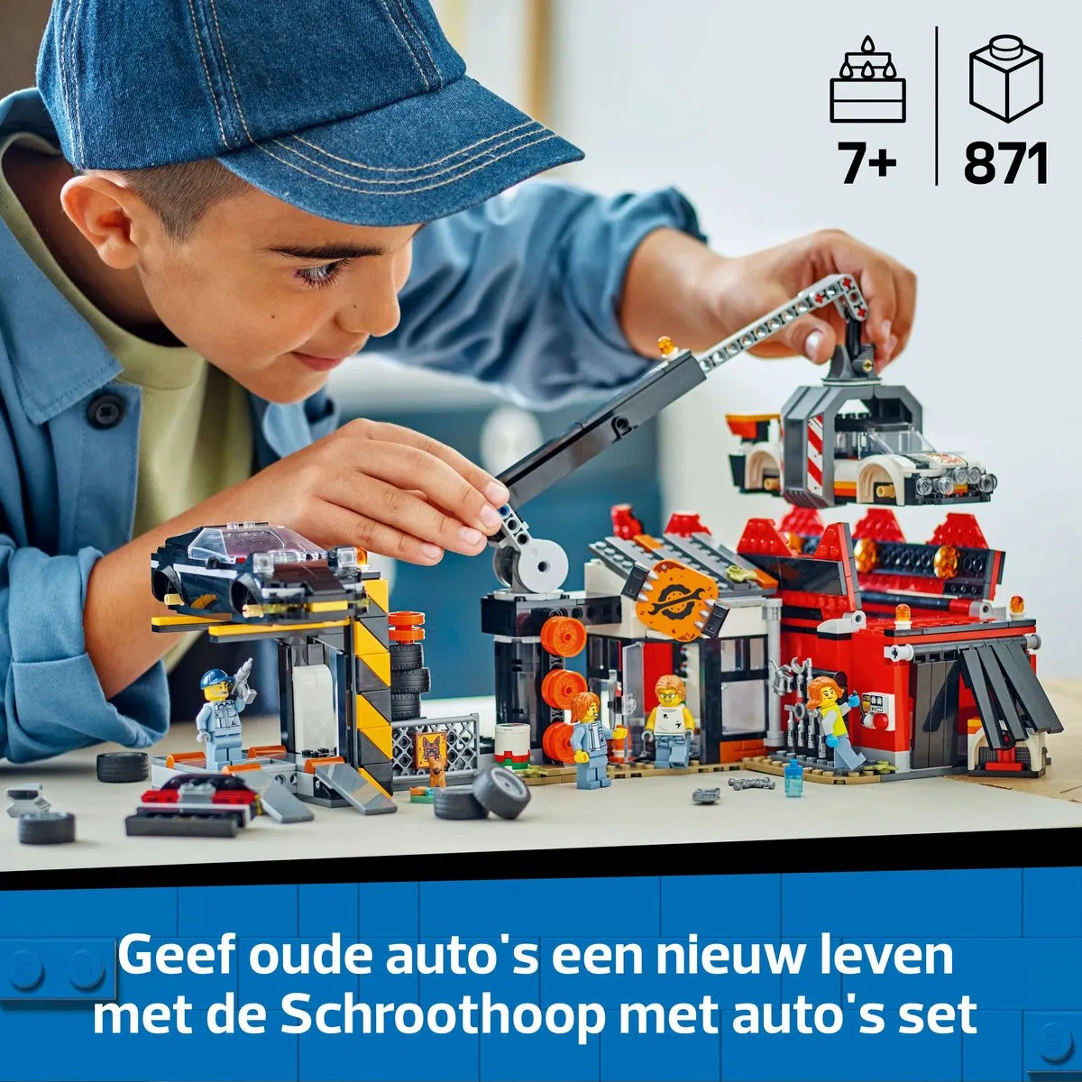 LEGO City Schroothoop met auto's 60472 - 871 Stukken - afbeelding 5 van 6
