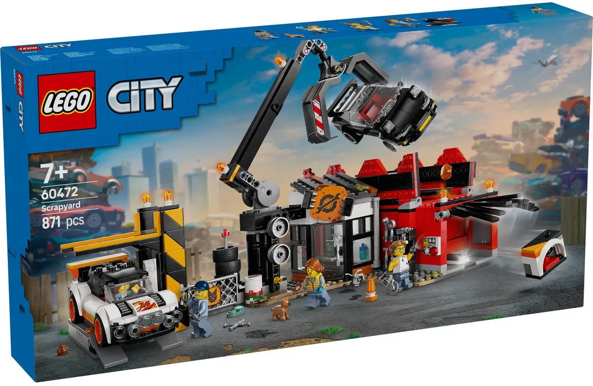 LEGO City Schroothoop met auto's 60472