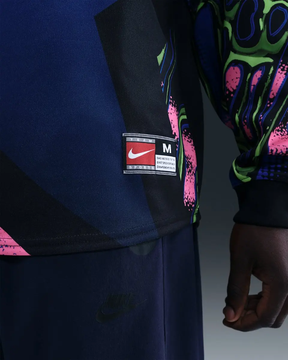 Nike Nigeria Hollywood Keeper Voetbalshirt L - Zwart Roze Wit