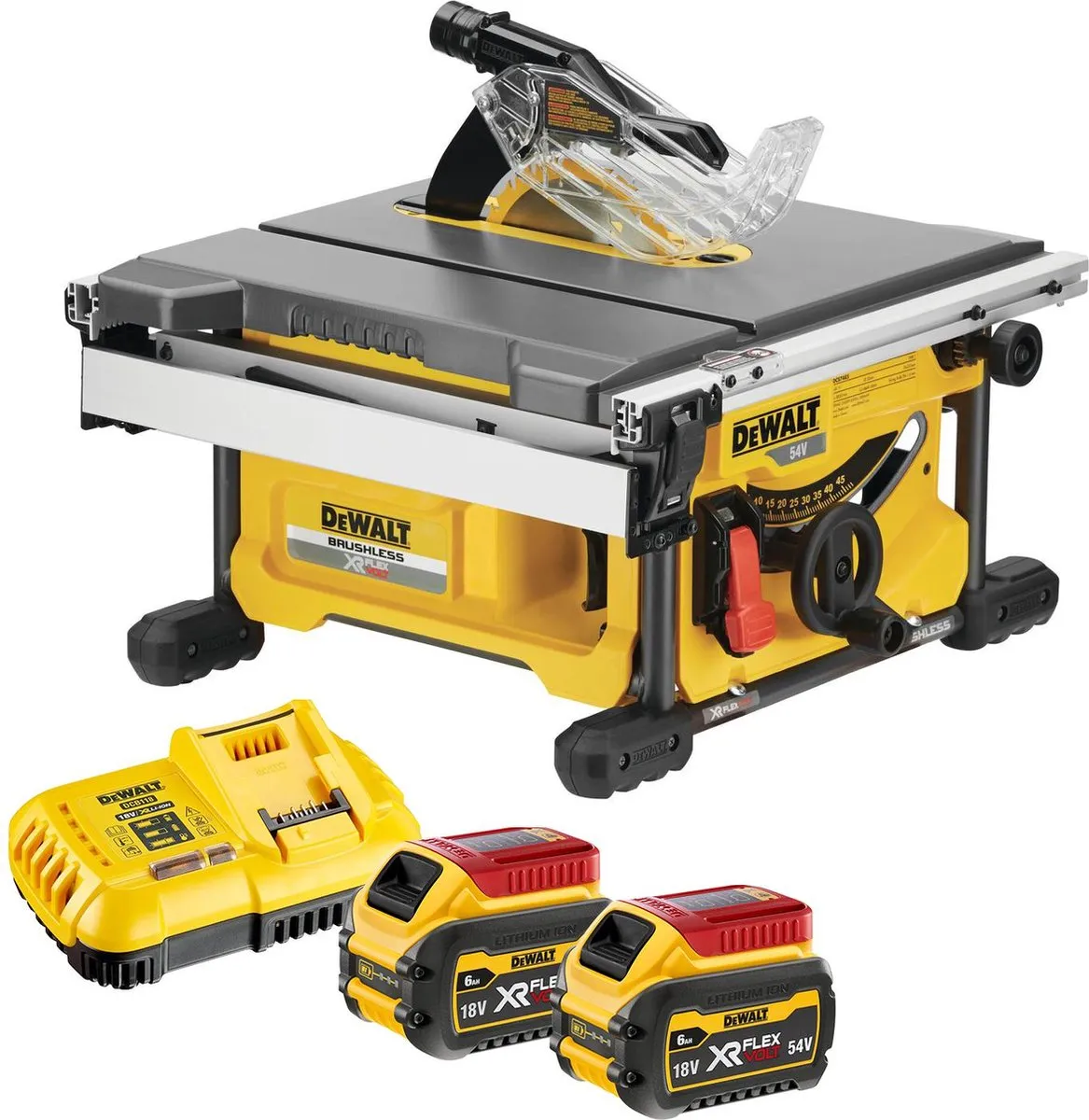 DeWalt DCS7485T2-QW XR FlexVolt Tafelzaag - 210mm