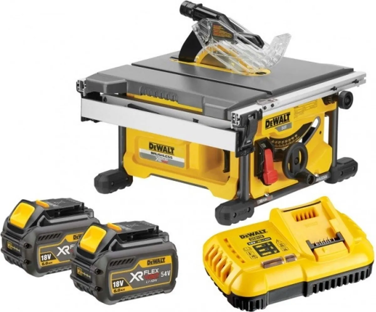 DeWalt DCS7485T2-QW XR FlexVolt Tafelzaag - 210mm