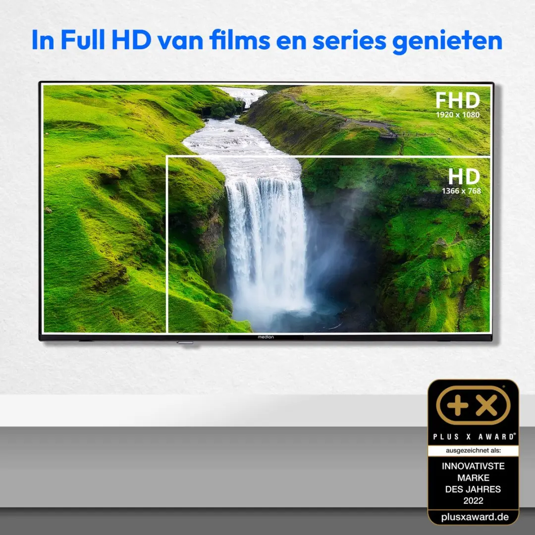 Medion 43" Full HD Android TV MD843100 - HDR - Zwart
