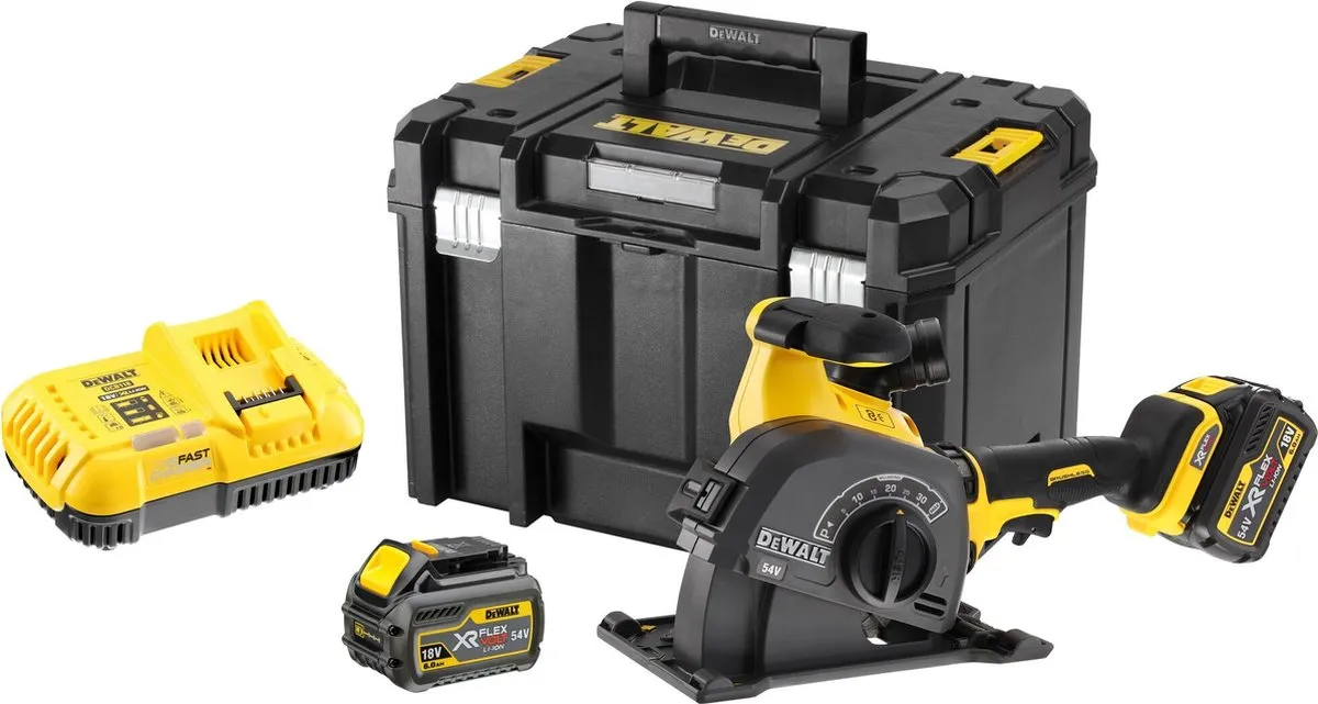 DeWalt DCG200T2 Accu Sleuvenfrees 54V XR FlexVolt - 2x 6.0Ah