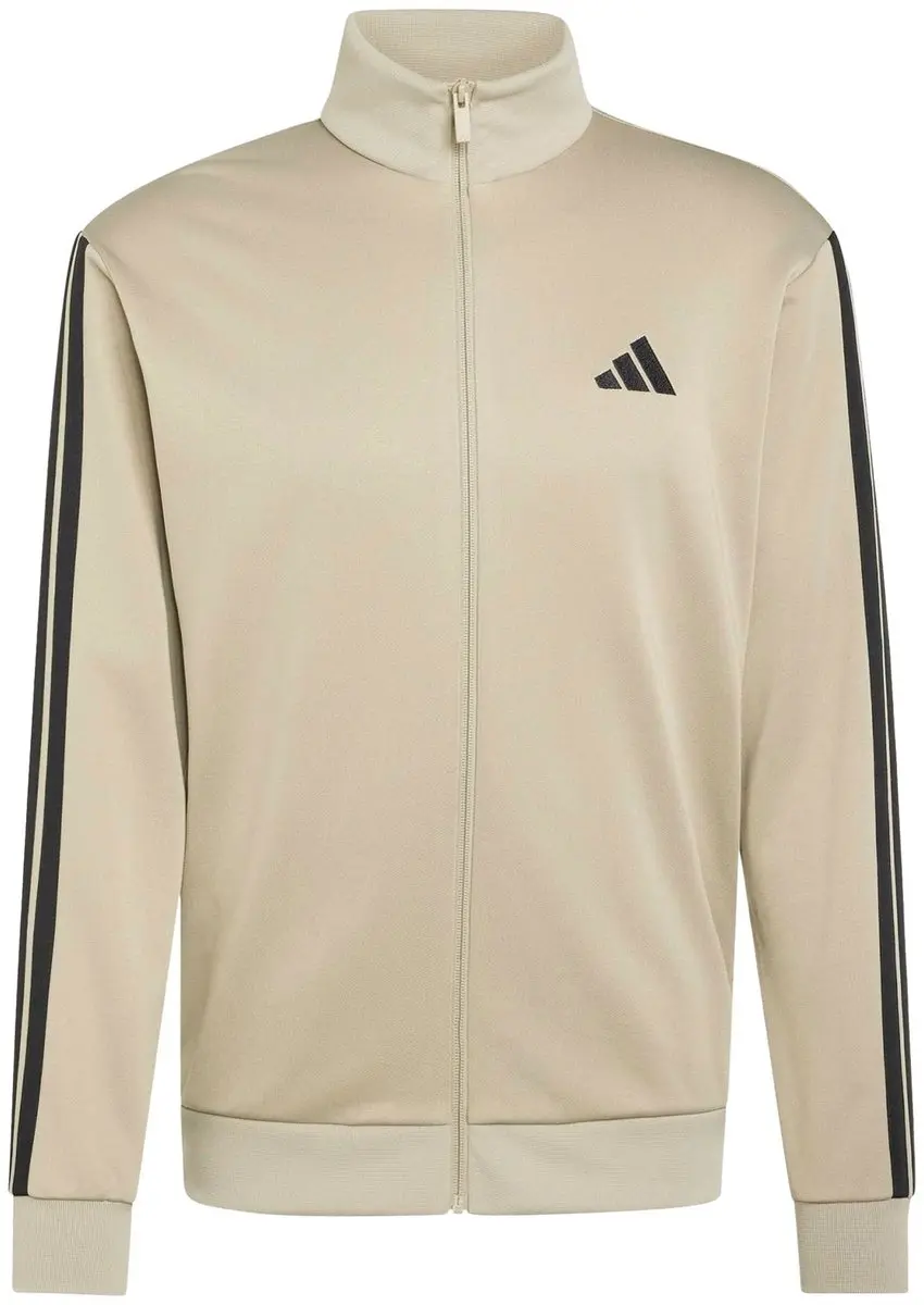 Adidas Sportswear Basic 3-Stripes Trainingspak Heren - XL - Beige/Zwart