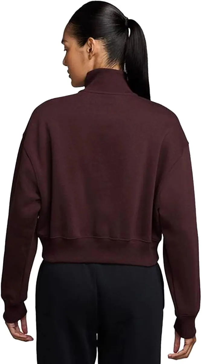 Nike Sportswear Phoenix Fleece Trui Dames S - Rood