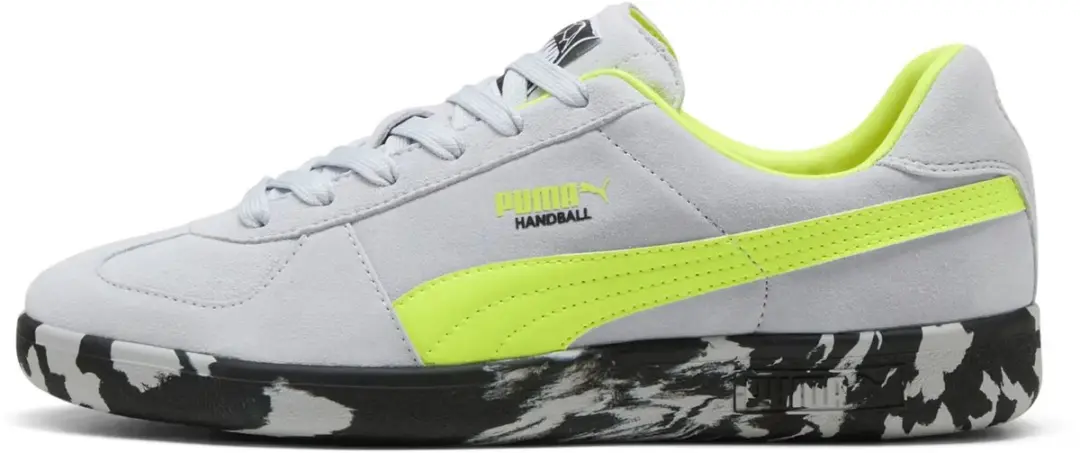 PUMA Handball Berlin Indoor Schoenen - 41 - Silver Mist/Yellow Alert-Puma Black - afbeelding 5 van 6