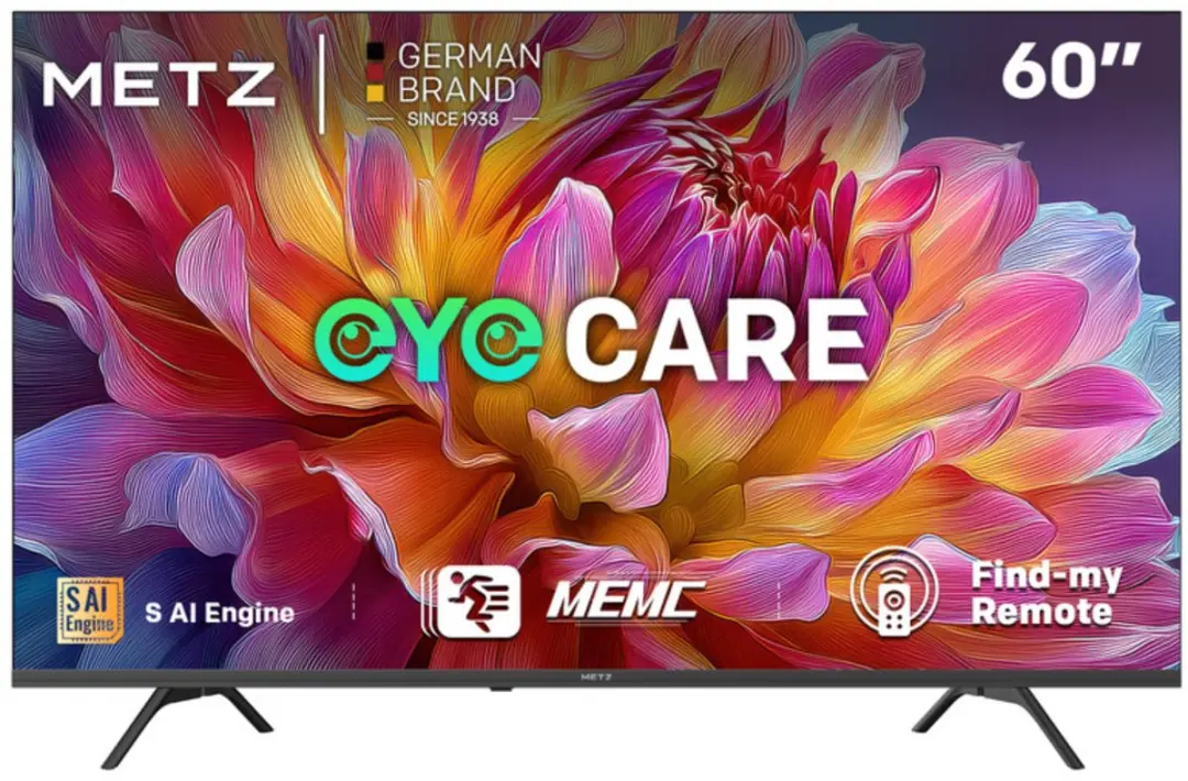 Metz 60MUF7000Z 60 Inch UHD Smart TV - 700W - Zwart