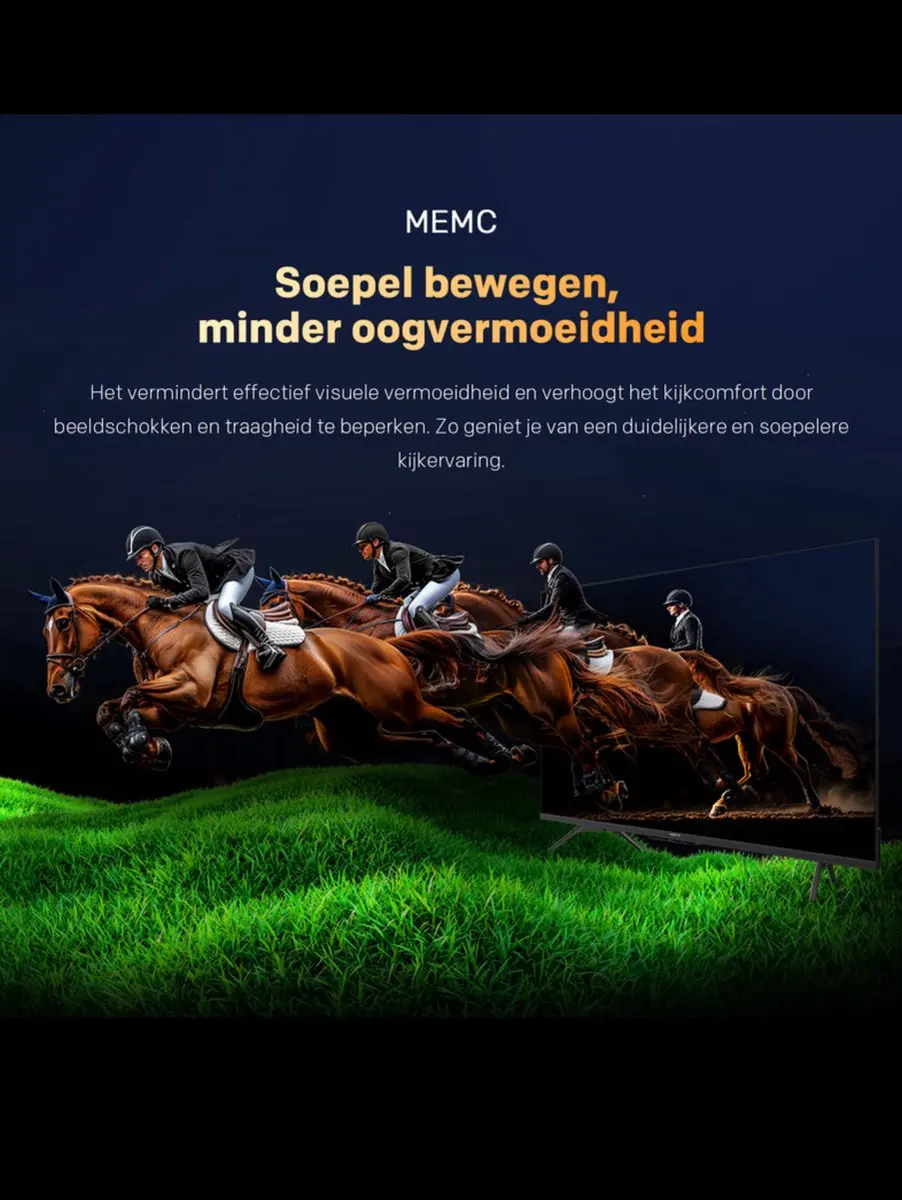 Metz 60MUF7000Z 60 Inch UHD Smart TV - 700W - Zwart - afbeelding 6 van 6