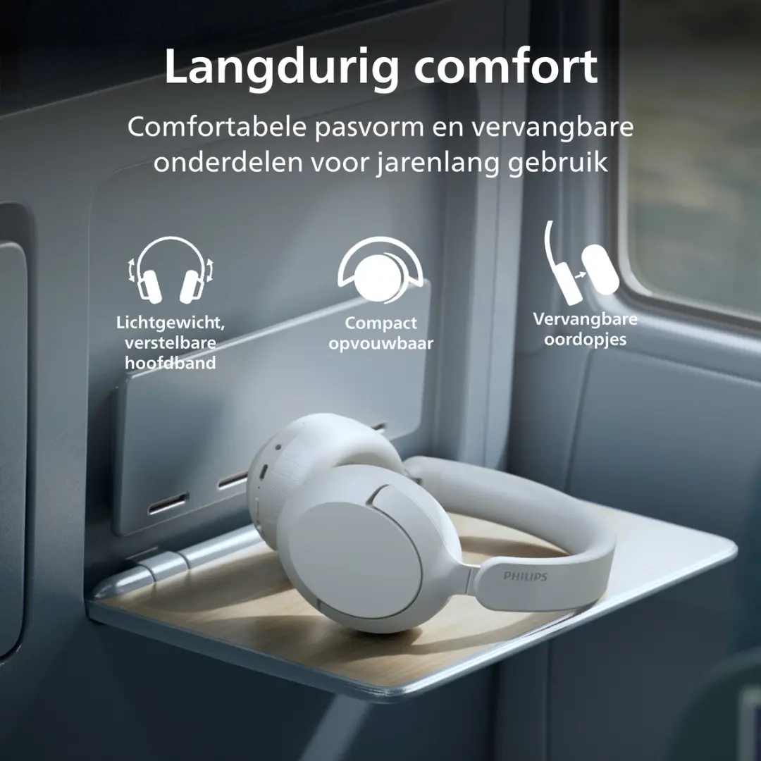 Philips TAH6000WT Draadloze Hoofdtelefoon - Wit
