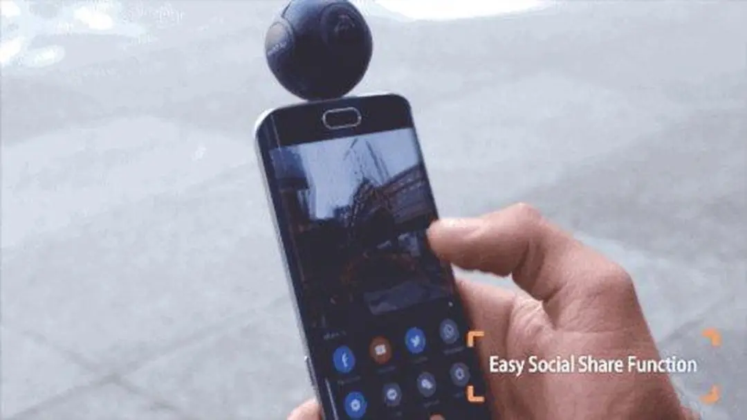 Insta360 Air Micro 360° Camera - Android - 4MP - Zwart