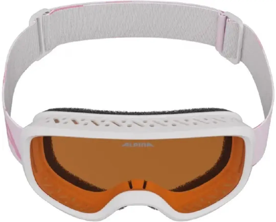 Alpina Carvy 3.0 Junior Skibril - Roze - Oranje lens