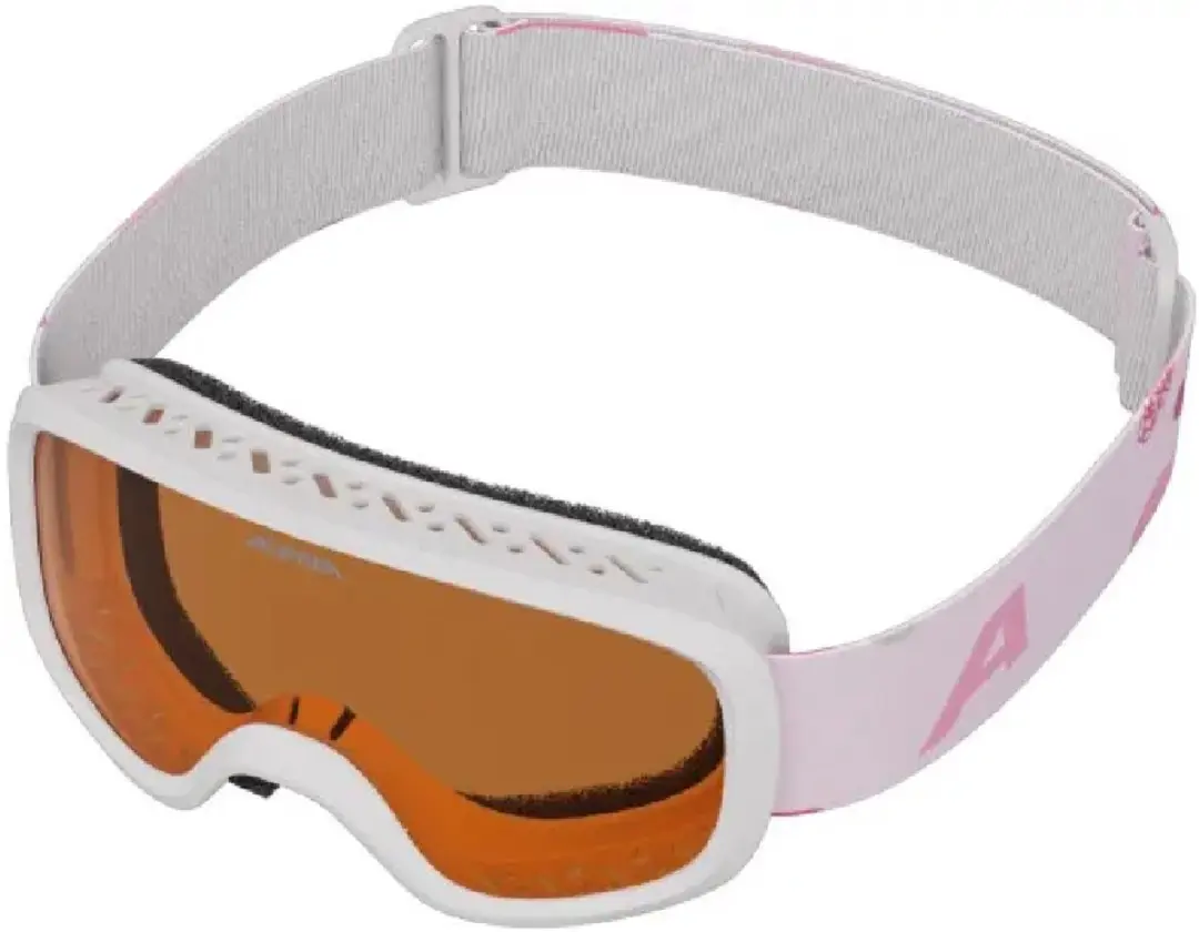 Alpina Carvy 3.0 Junior Skibril - Roze - Oranje lens