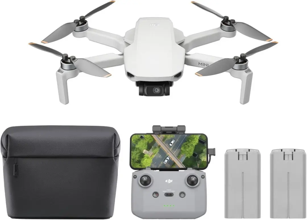 DJI Mini 4K Drone Combo - Wit - 2 Accu's