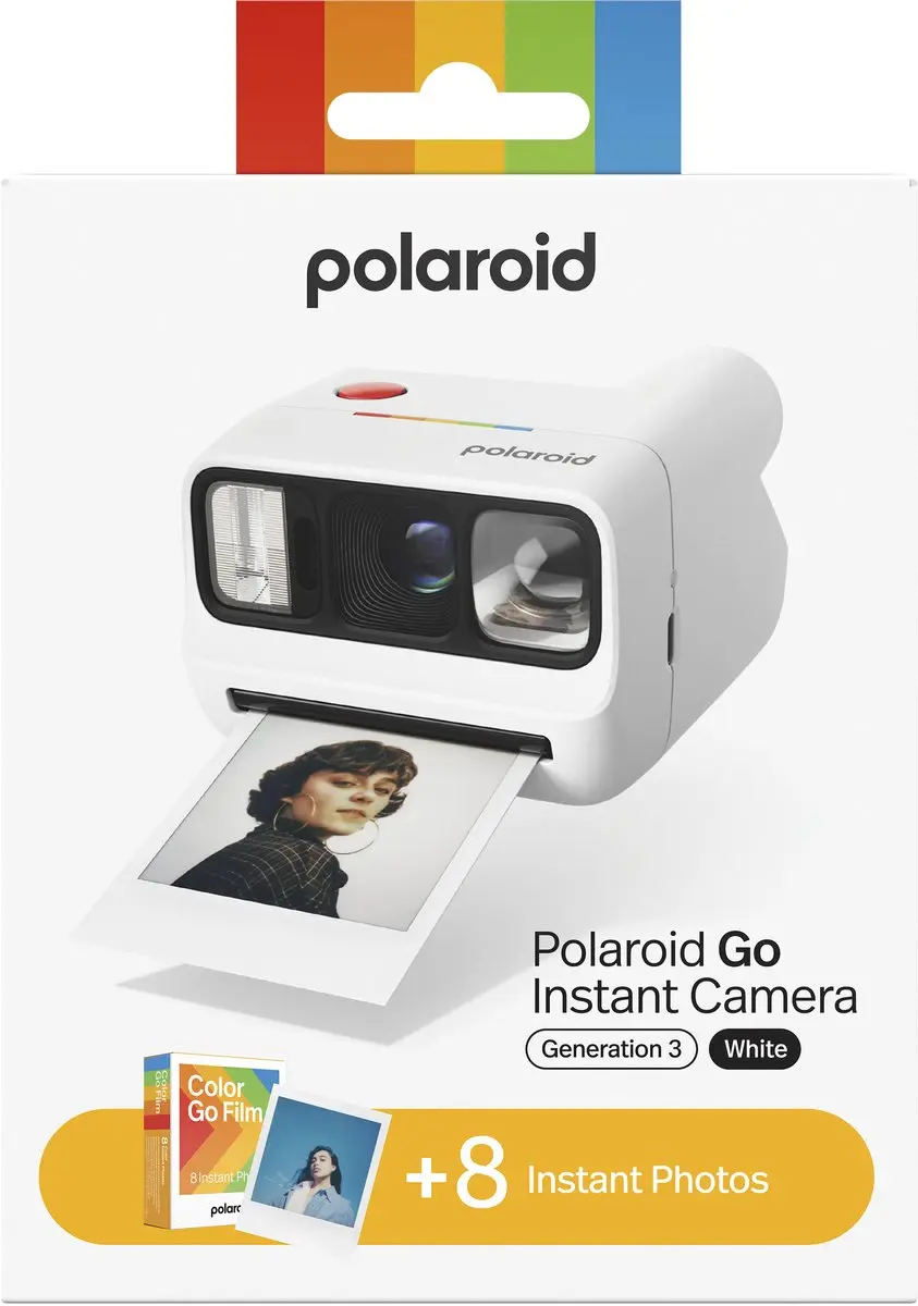 Polaroid Go Gen 3 Wit - Film Bundle 8 Foto's