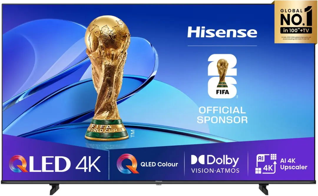 Hisense 43E7Q PRO 4K QLED Smart TV 144Hz - Zwart
