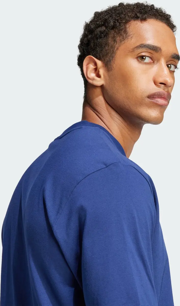 adidas Essentials Linear T-Shirt JE8999 - 4XL - Blauw