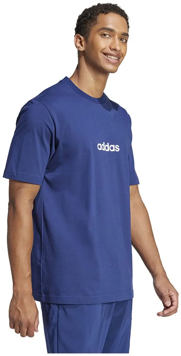 adidas Essentials Linear T-Shirt JE8999 - 4XL - Blauw