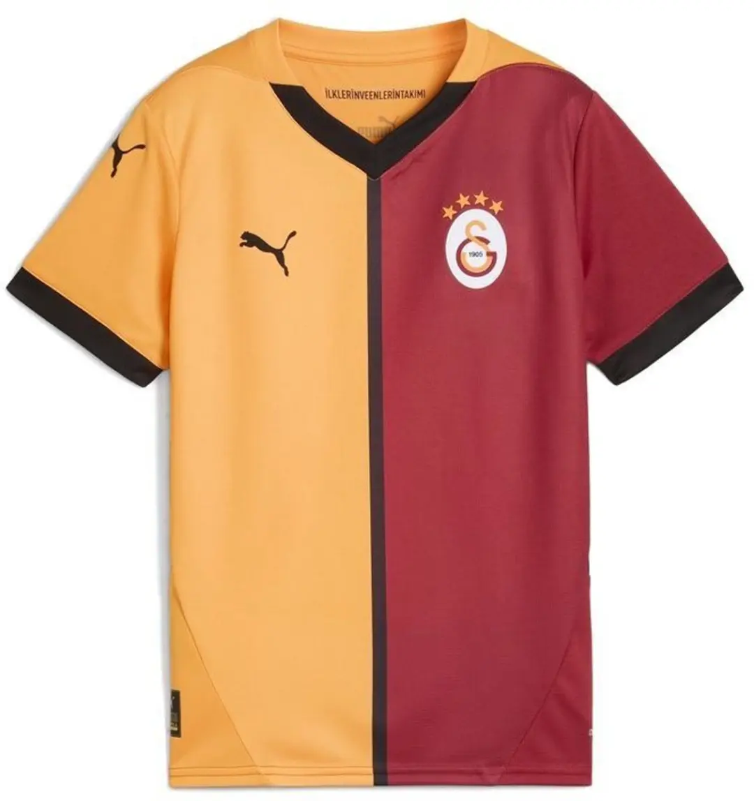 PUMA Galatasaray Thuis Shirt Jr - Maat L (13-14 jaar) - Rood/Intense Orange