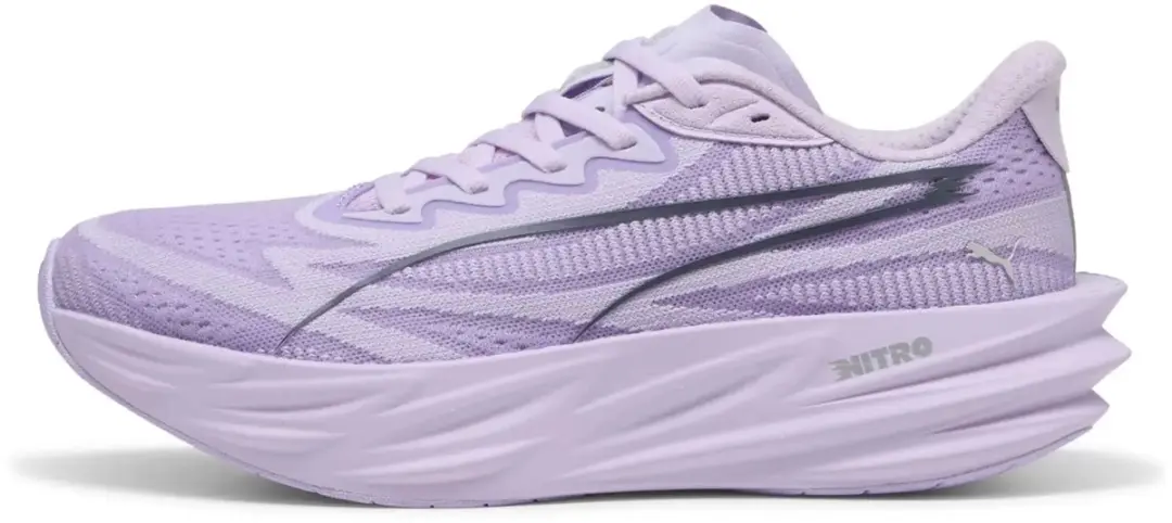 Puma Deviate Pure Nitro Hardloopschoenen - 40 - Puma White/Ultra Red