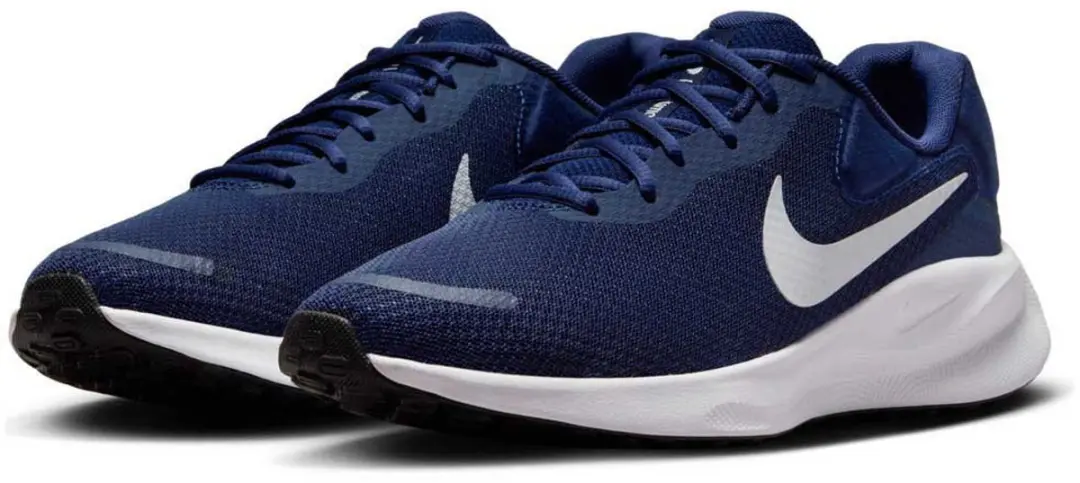 Nike Revolution 7 Hardloopschoenen 41 - Donkerblauw/Wit - afbeelding 6 van 6