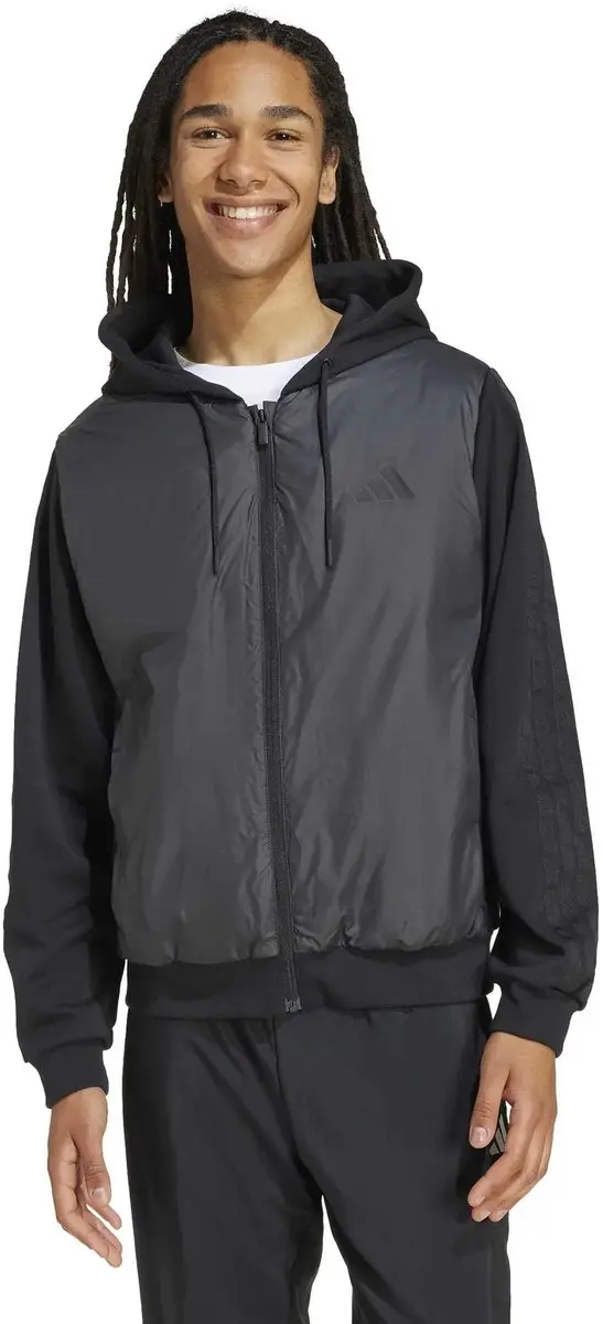 Adidas Essentials Climawarm Hooded Jacket - Zwart S