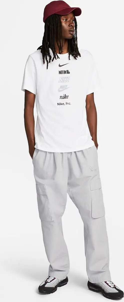 Nike Sportswear Sportshirt Heren XS - Wit